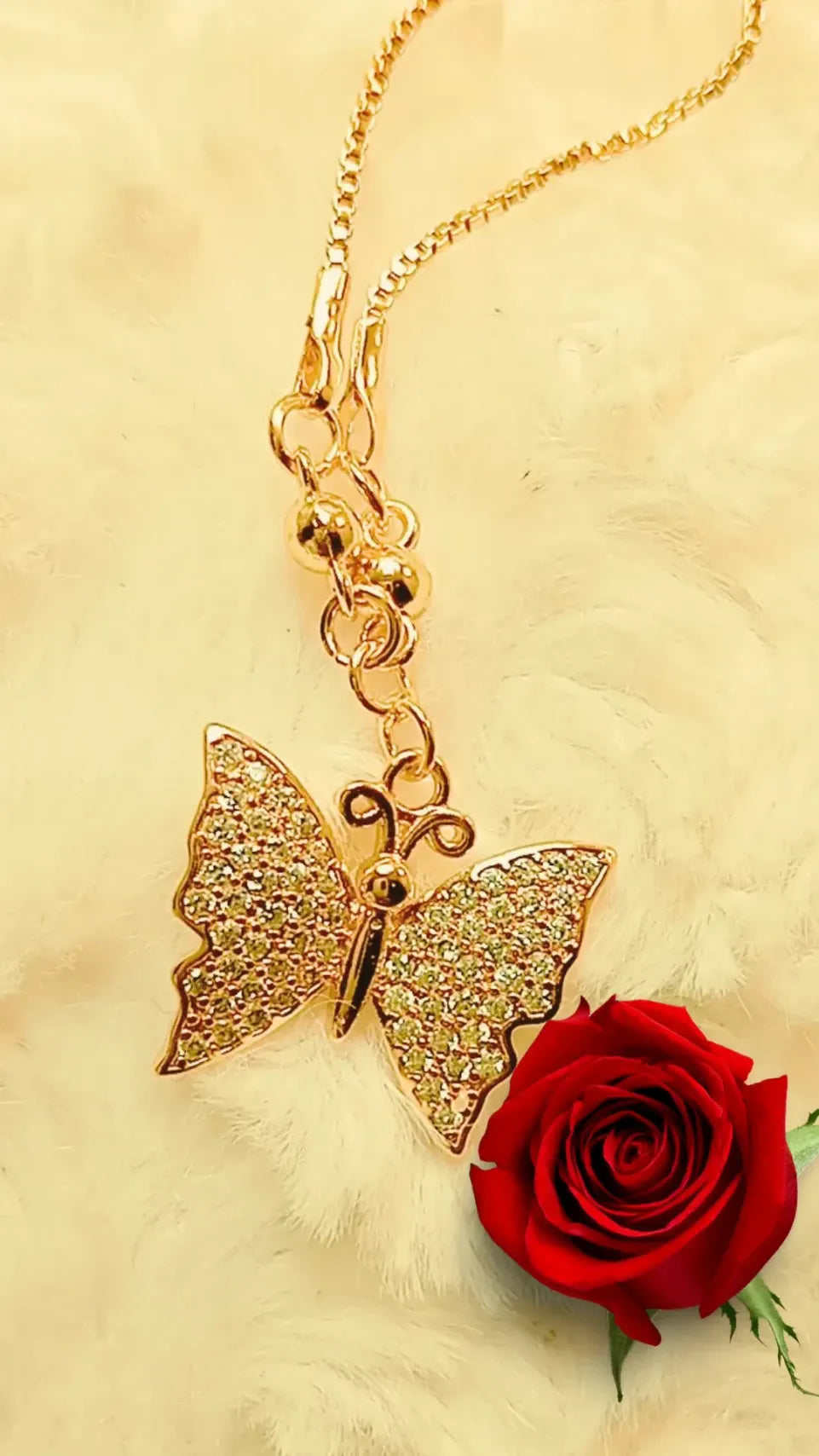 Elegant Butterfly Pendant - Symbol of Grace and Transformation