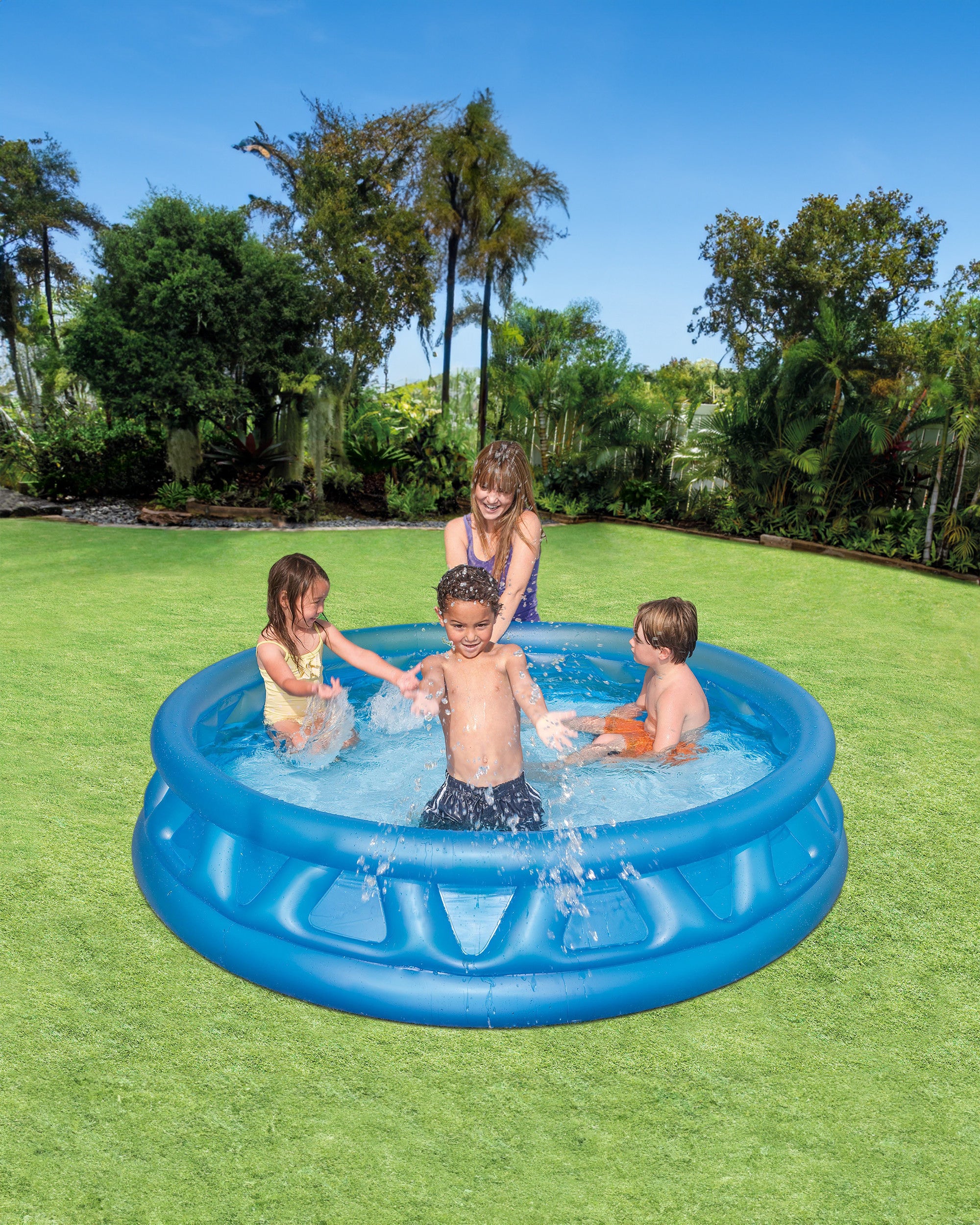 Soft Side Inflatable Pool 74in x 18in