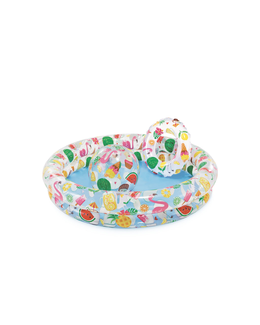 Just So Fruity Inflatable Kiddie Pool Set 4FT 10IN