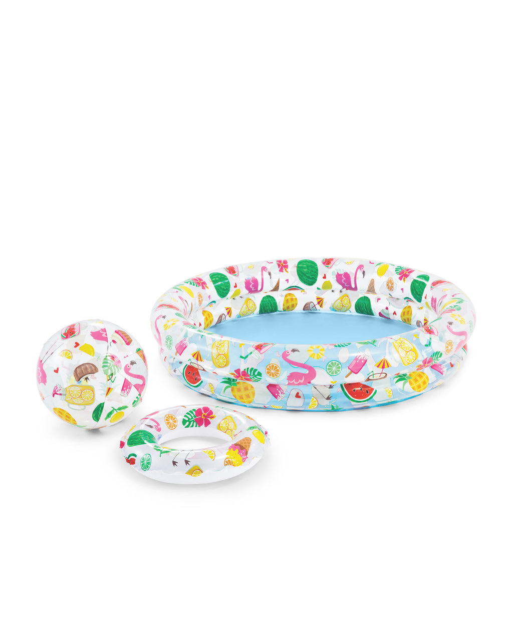 Just So Fruity Inflatable Kiddie Pool Set 4FT 10IN