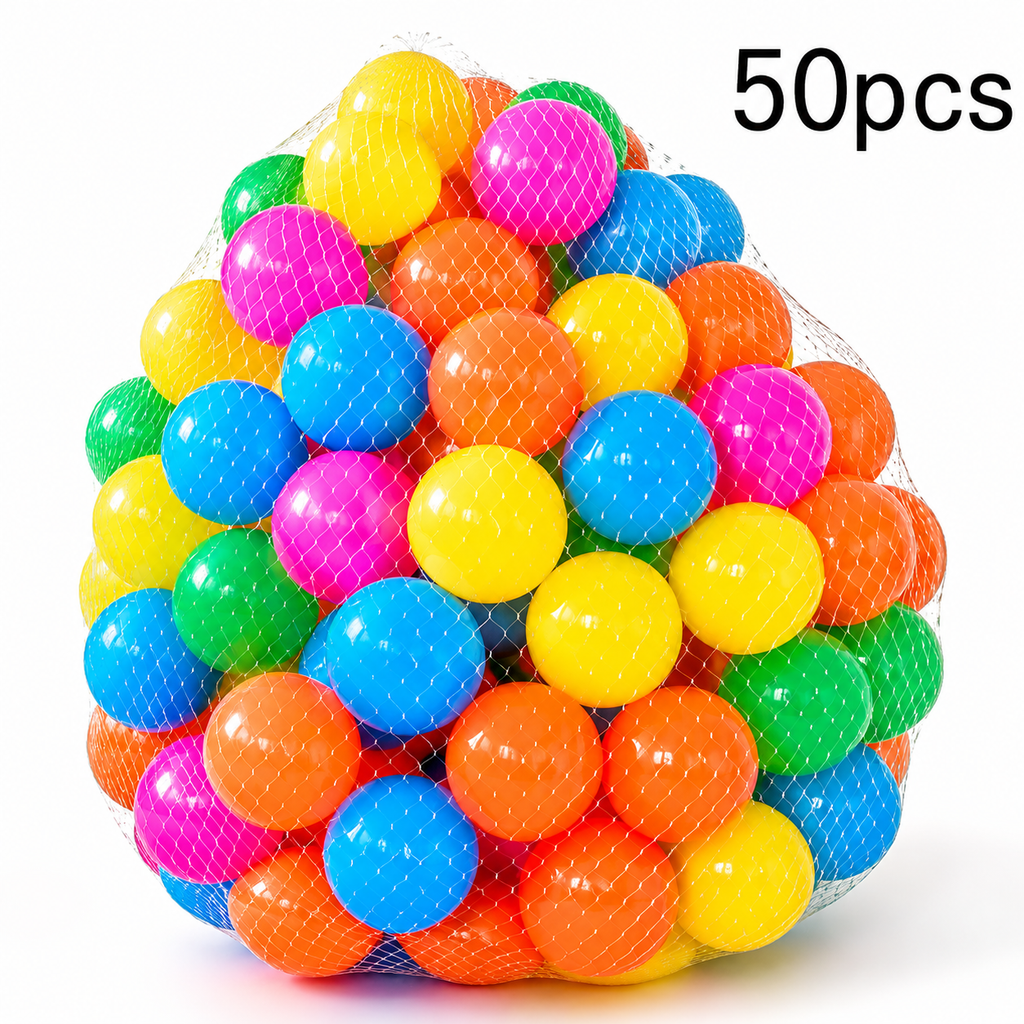 Colorful Plastic Ball Pit Balls for Kids | Swimming Pool, Play Tent & Indoor Outdoor Fun Balls