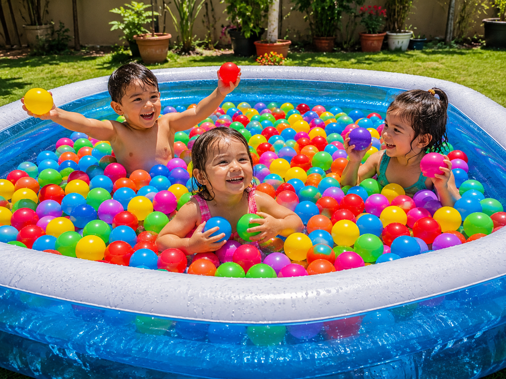 Colorful Plastic Ball Pit Balls for Kids | Swimming Pool, Play Tent & Indoor Outdoor Fun Balls